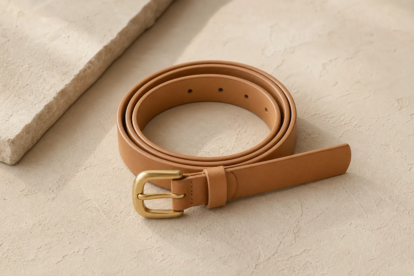 Collection Slim Vegan Leather Belt House