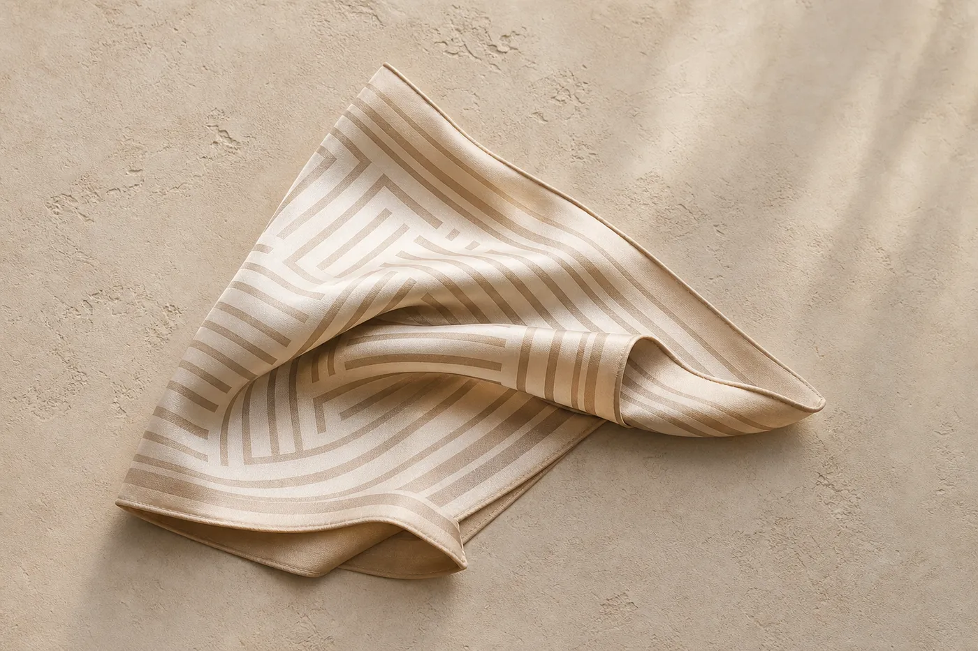 Edition Mini Silk-Touch Square Scarf — Series 07