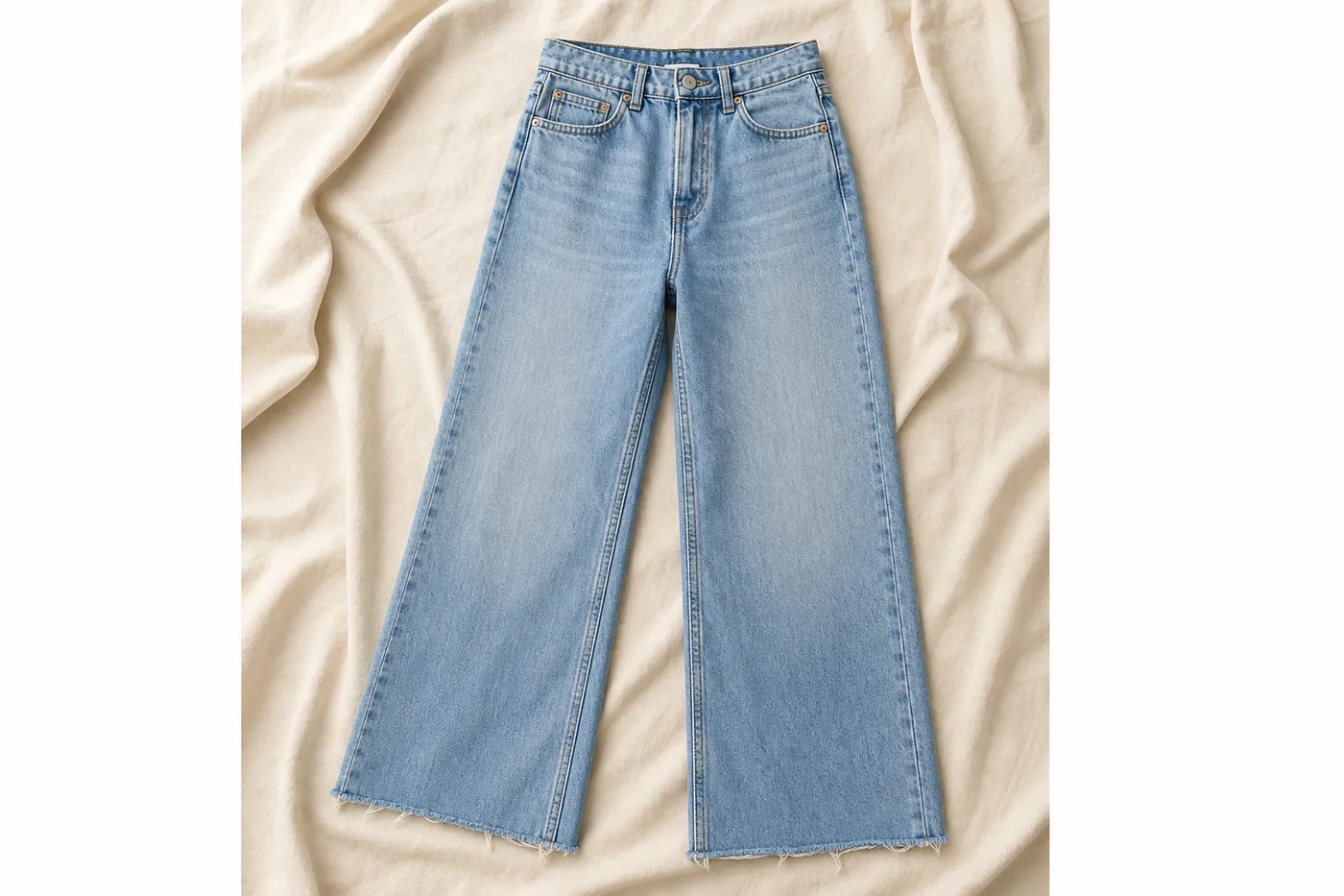 Edition Wide-Leg High-Rise Jeans Signature